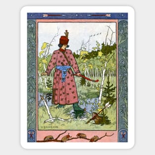 The Frog Princess - Ivan Bilibin Sticker